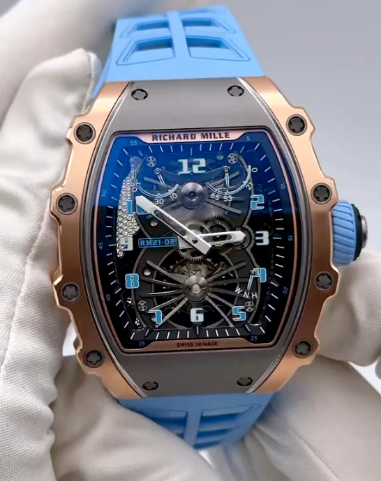 Richard Mille RM 21-02 Rose Gold Aerodyne Tourbillon Replica Watch Richard Mille RM 21-02 Rose Gold Aerodyne Tourbillon Replica Watch